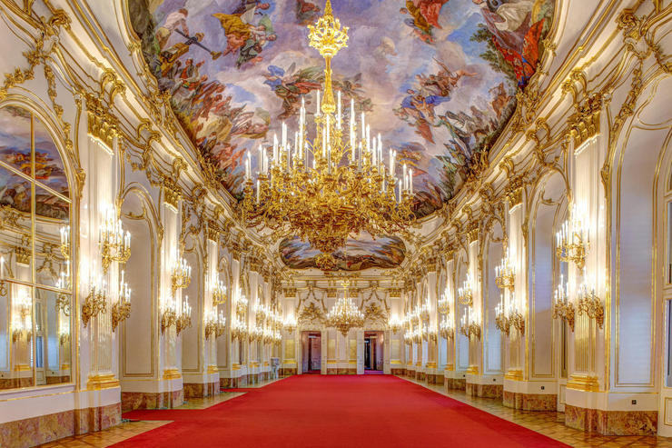 Festsaal von Schloss Schönbrunn restauriert